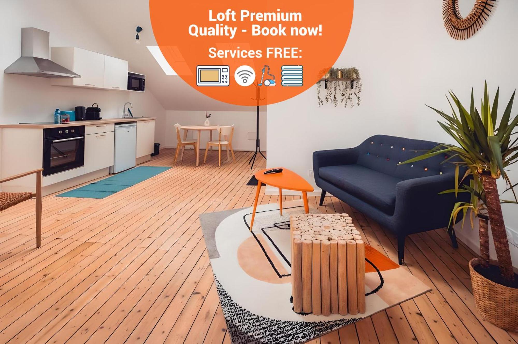 Châteauroux Loft Lumineux Tres Spacieux - Parking Gratuit מראה חיצוני תמונה